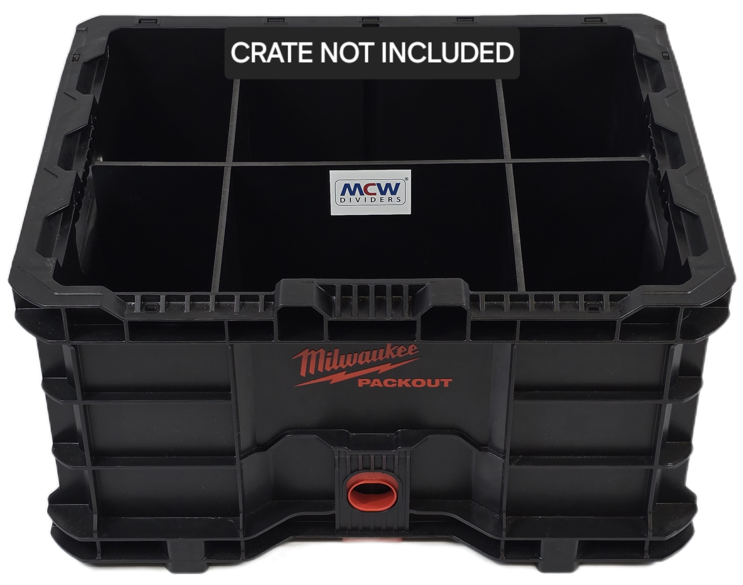 T-VIDER compatible with Milwaukee - Packout Crate *BOX NOT INCLUDED*